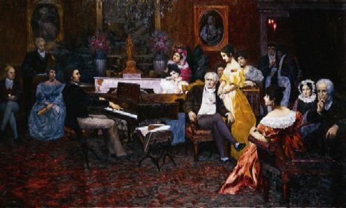 Chopin at a Warsaw dance party