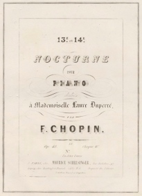 Chopin Nocturnes Op. 48 Title page